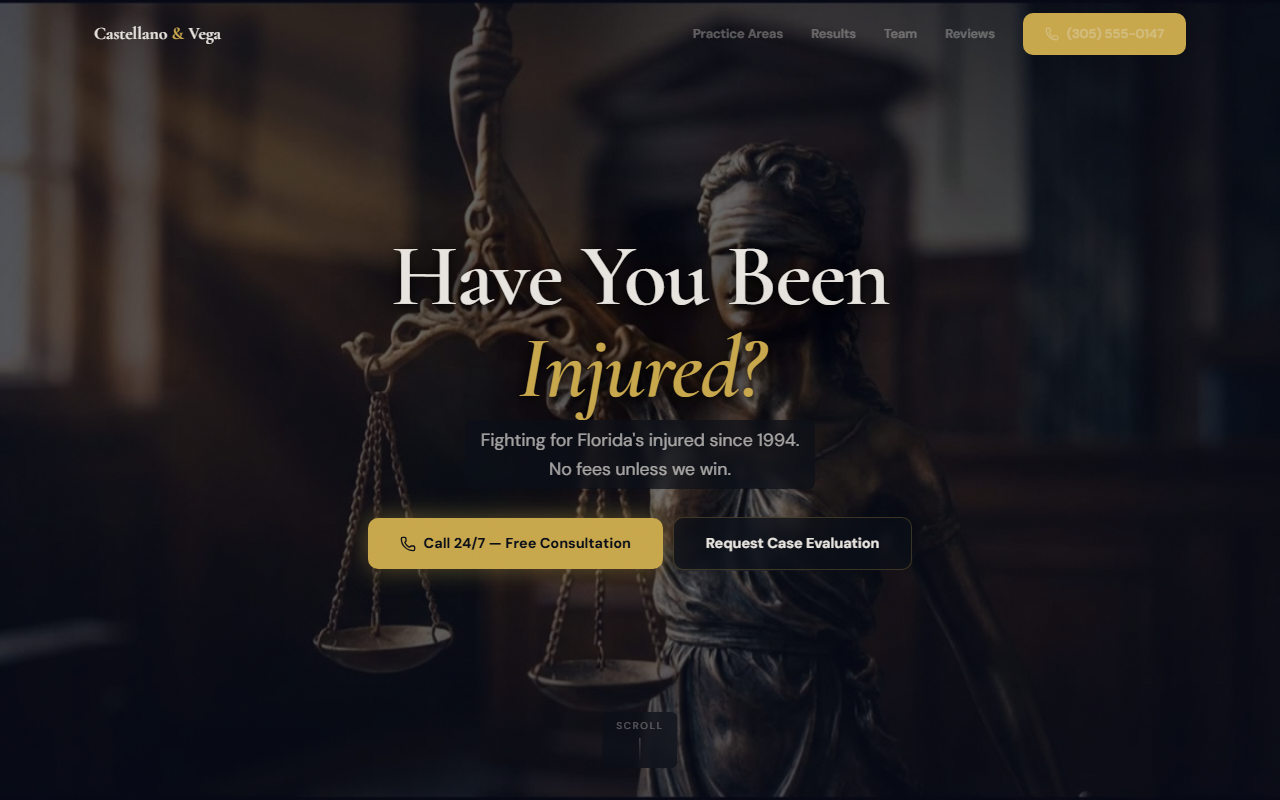 Castellano Law redesign