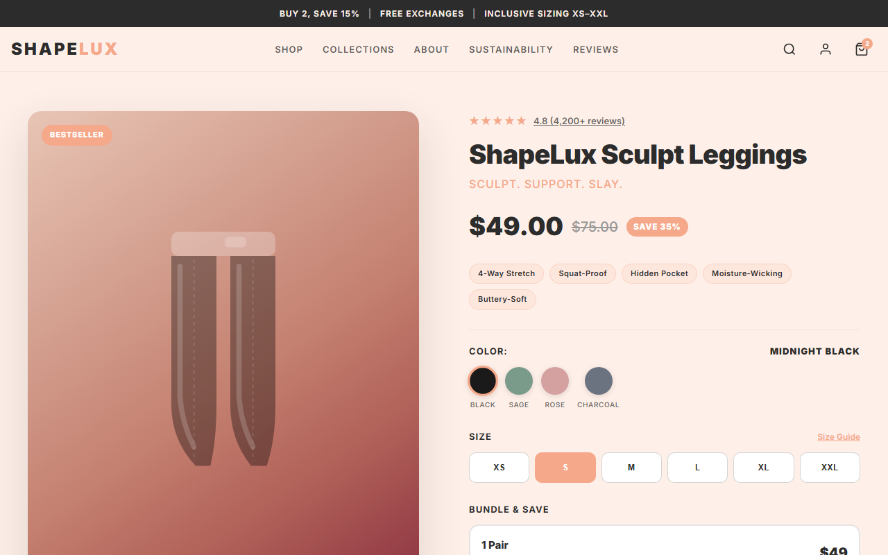 ShapeLux theme preview